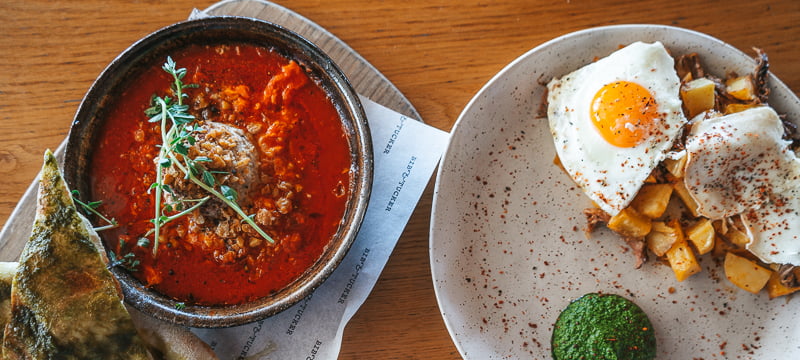 Eggs at Bib and Tucker