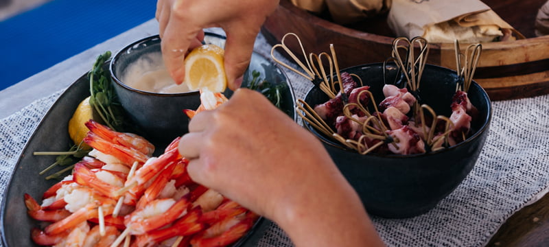A seafood lunch cruise with Perth Wildlife Encounters near Rockingham