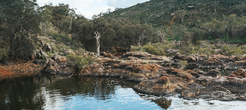 One of the walking trails around Bells Rapids and Jumpbuck Hill.