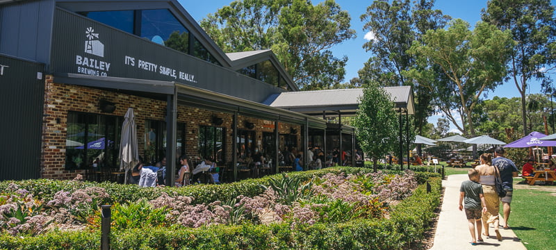 The entrance to Bailey Brewing in the Swan Valley