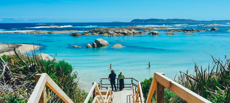 One of the best beaches around Albany is Greens Pool