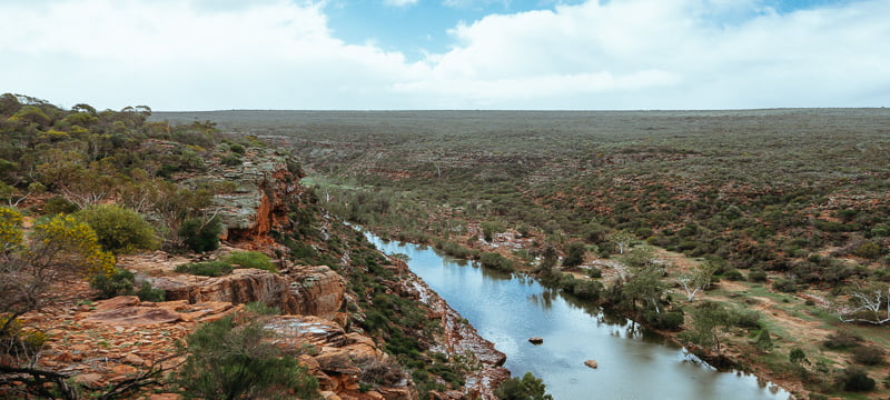 Murchison River Gorge in Kalbarri National Park
