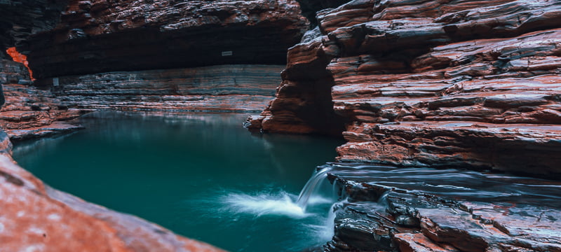 View of Kermit's Pool in Karijini National Park