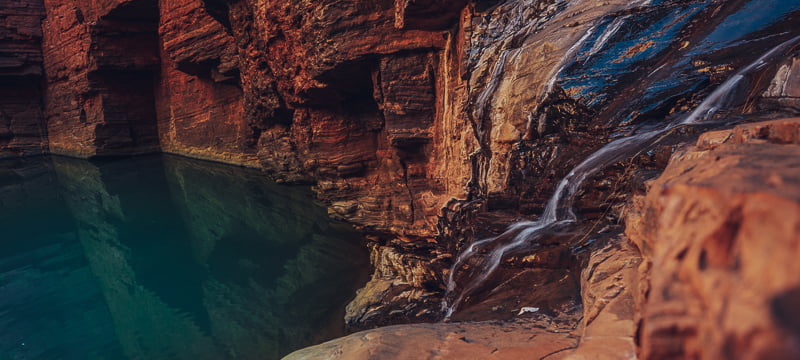 View of Handrail Pool in Weano Gorge
