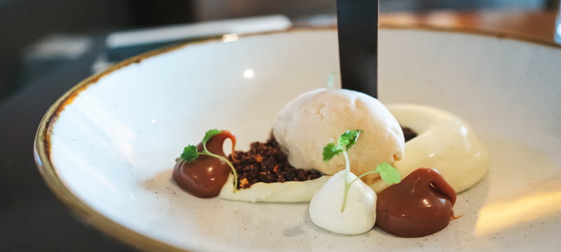Dessert dish at Sandalford Bar & Restaurant