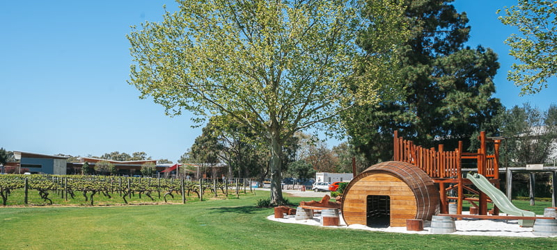 Kids playground at Sandalford Winery