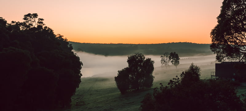 Accommodation options in the Ferguson Valley.