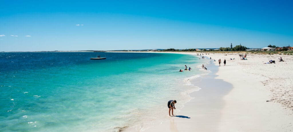 The turquoise waters of Jurien Bay.