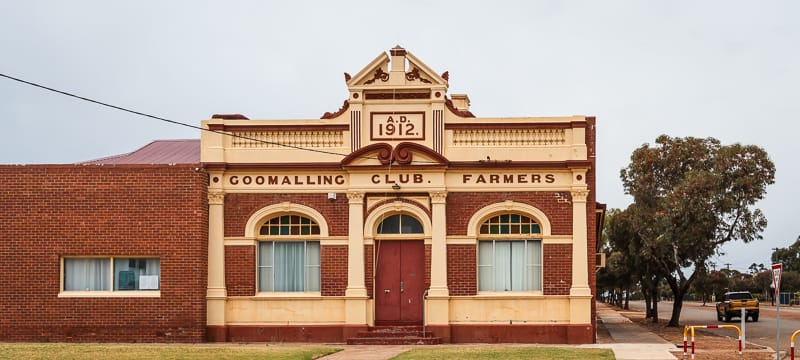 The farming town of Goomalling in the Avon Valley.