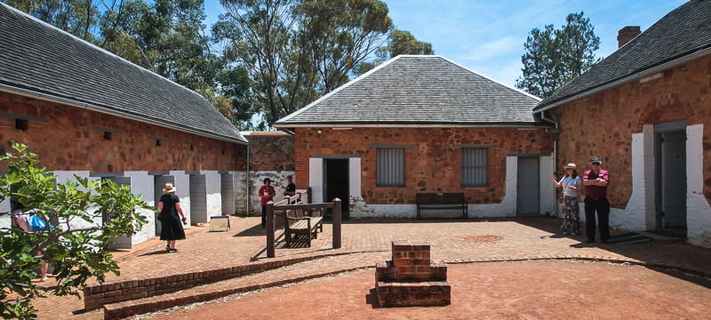 The Newcastle Gaol in Toodyay, built in 1865.