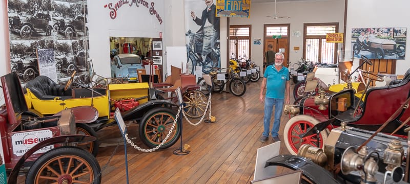 The York Motor Museum's collection of vintage cars.